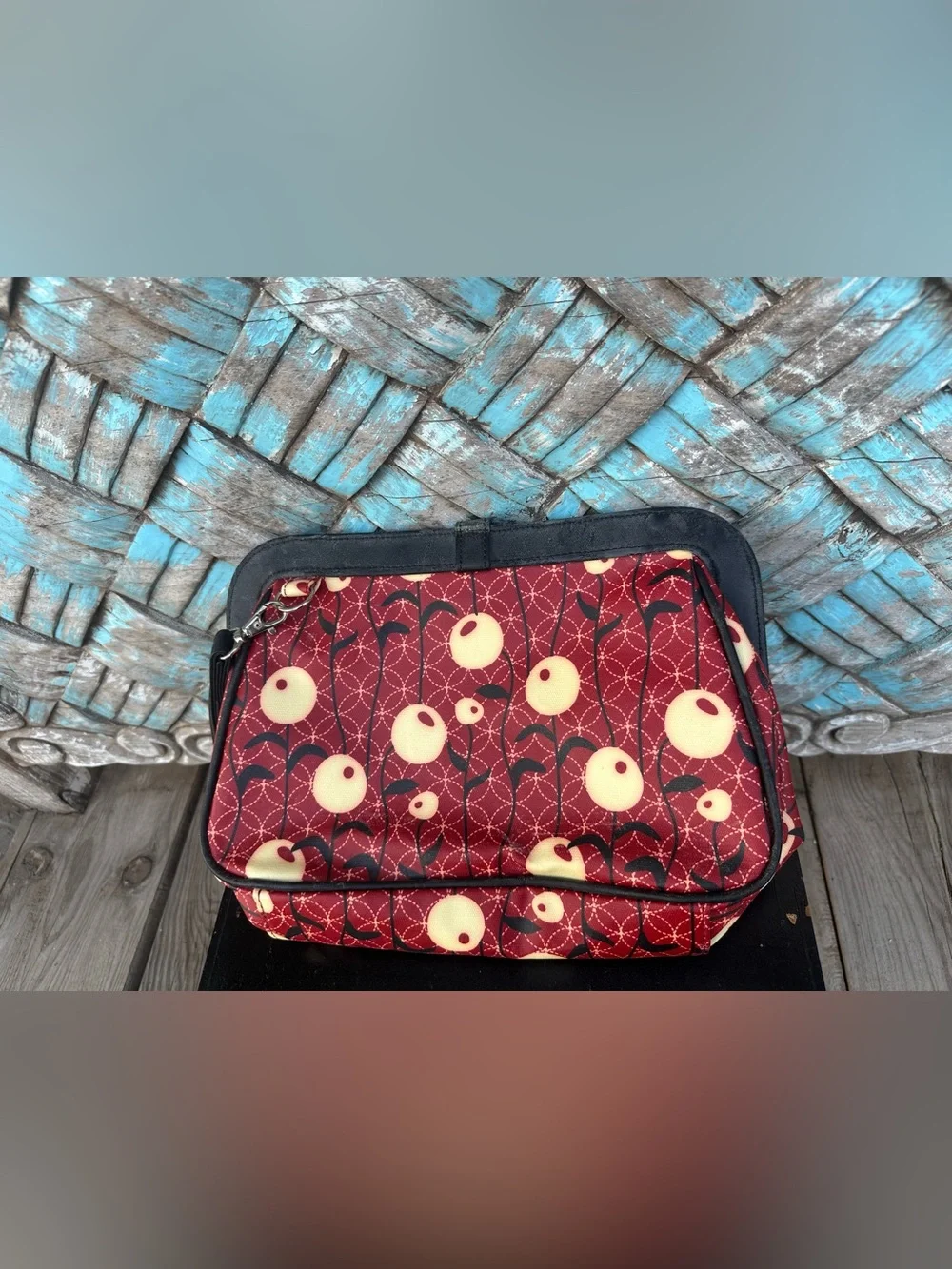 Vintage Petunia Pickle Bottom On-The-Go Diaper Clutch - Lively La Paz Pattern